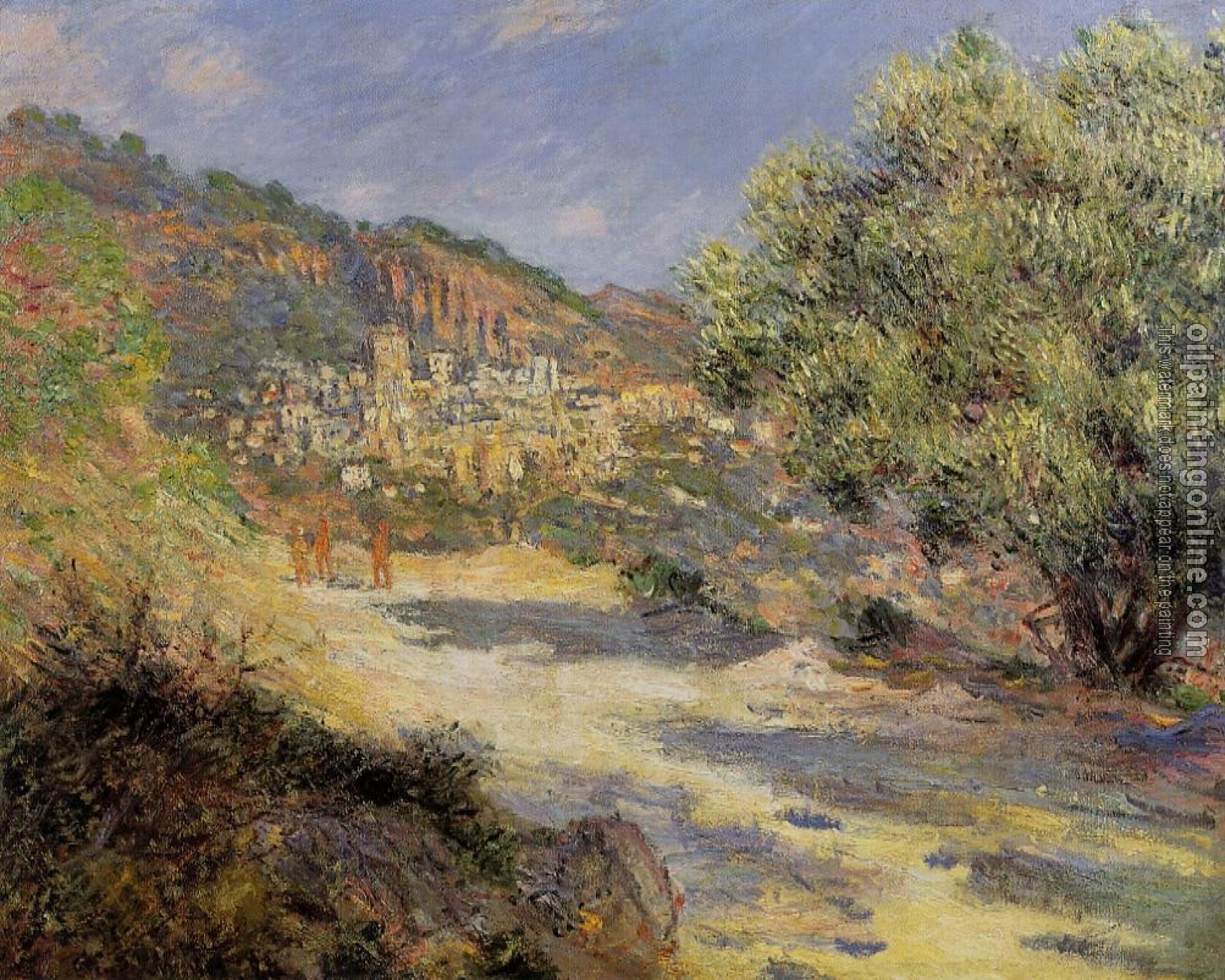 Monet, Claude Oscar - The Road to Monte Carlo